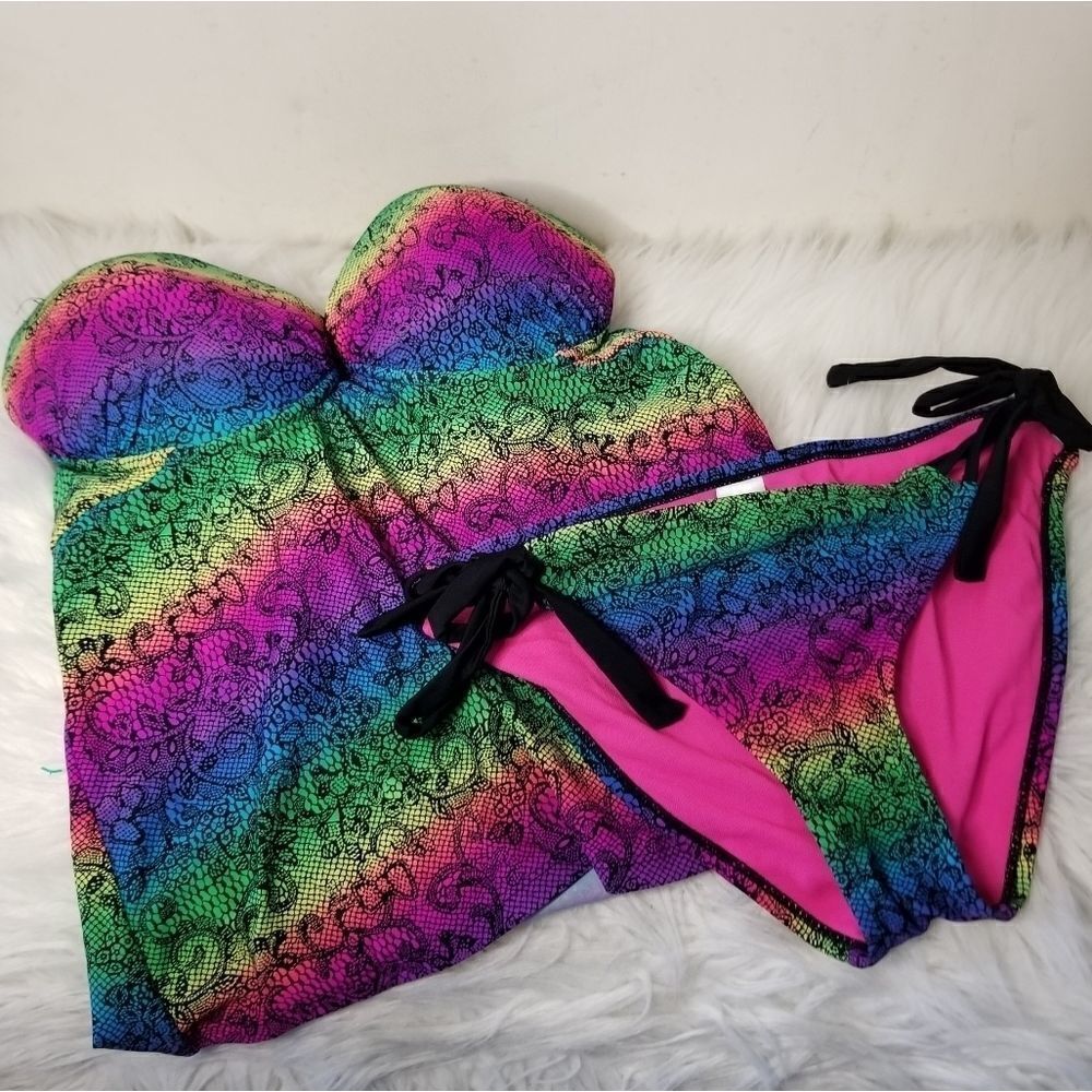 Bongo swim two piece top large bottoms medium